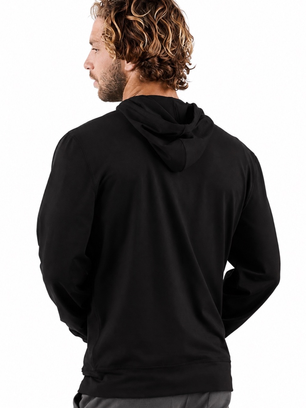 Vuori Jackson Performance Full Zip Hoodie V213 Black Men’s Medium EUC! - Picture 2 of 7